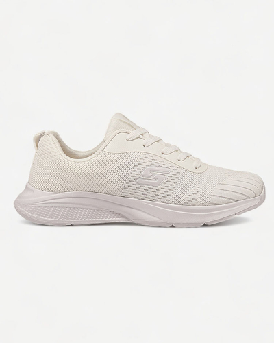 Royalfashion Weißer Stoff Herren-Sport-Sneaker Akimla