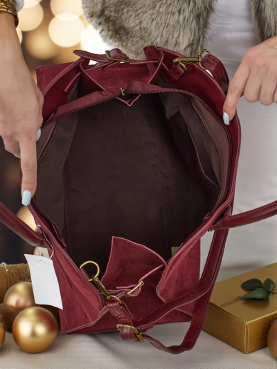 Damen Shopper Handtasche Öko-Wildleder Dorelle