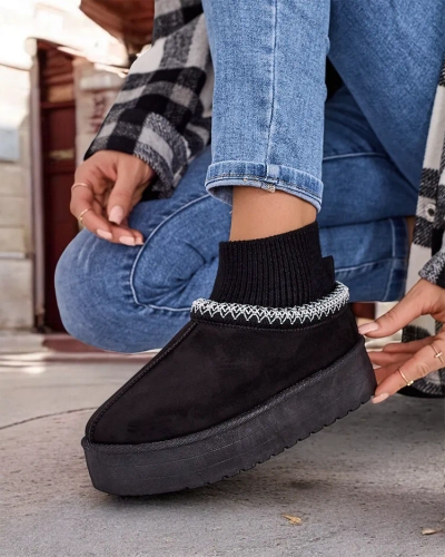 Royalfashion Kurze Damen-Schneestiefel Narorzi
