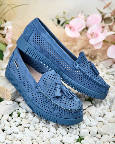 Royalfashion Жіночі ажурні мокасини Molaffa