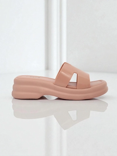 Royalfashion Damen Pantoletten mit dicker Sohle Nova Gloss