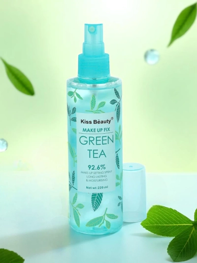 Kiss Beauty Make-up-Fixierspray mit Grüntee