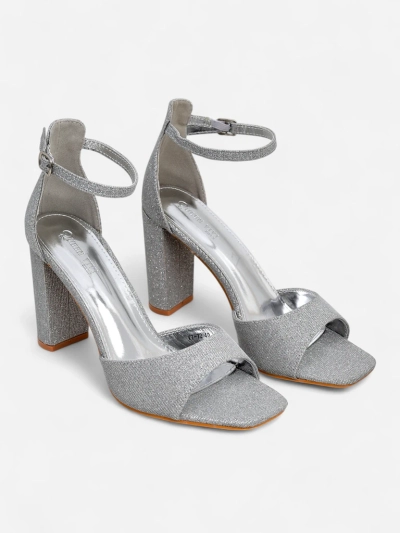 Royalfashion Glitzer Damen Sandalen Rokates