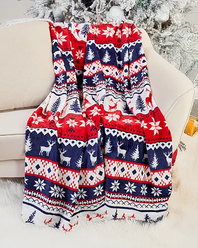 Royalfashion Weihnachtsdecke 200x220