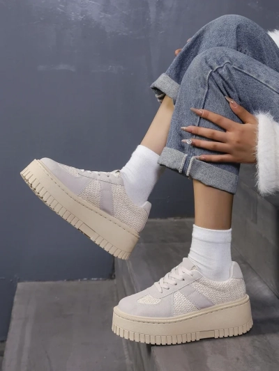 Royalfashion Damen Plattform Sneaker Venusoe