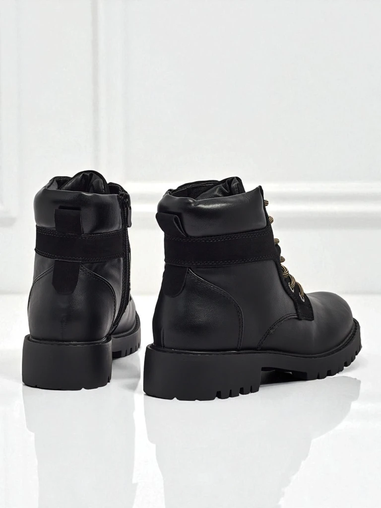 Damen Trapper Stiefeletten Maestroe