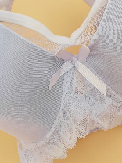 Royalfashion Damen gepolsterter BH mit Netz