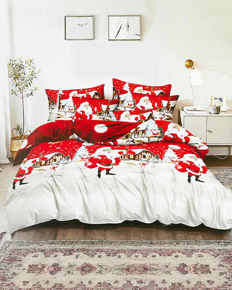 Royalfashion Gemusterte Bettwäsche 200x220 3-teiliges Set