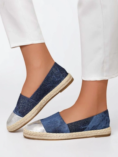 Royalfashion Damen-Espadrilles a'la denim Anerta