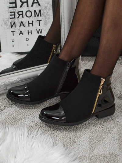 Luna Stiefeletten Schwarz Elegant für den Herbst