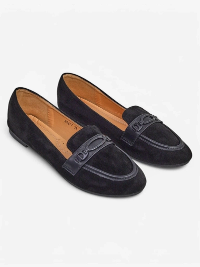 Royalfashion Damen-Eco-Suede-Mokassins Zammei