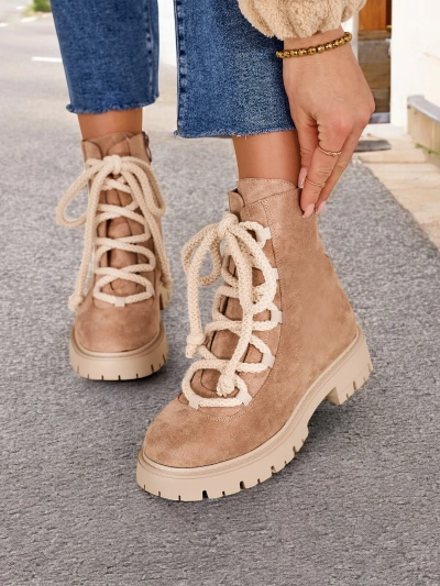 Royalfashion Damen Schnürstiefeletten Vemioz