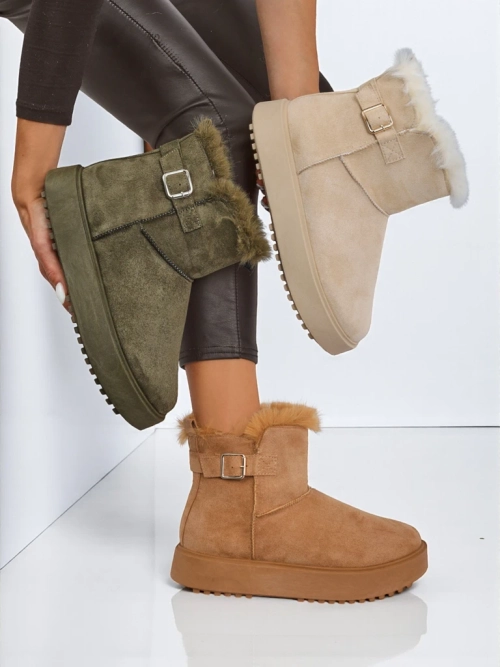 Royalfashion Короткі жіночі черевики a'la снігоходи Aurelia Classico