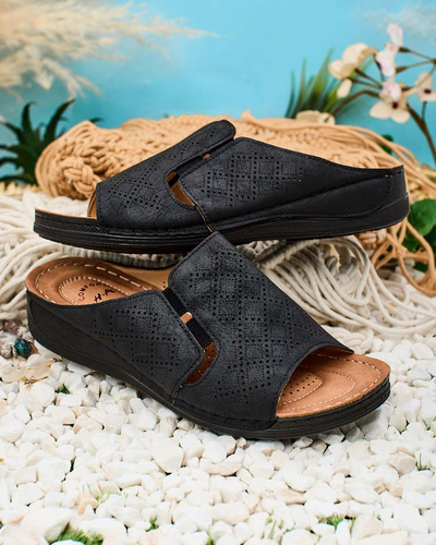 Royalfashion Damen Mino flache Sohle Flip-Flops