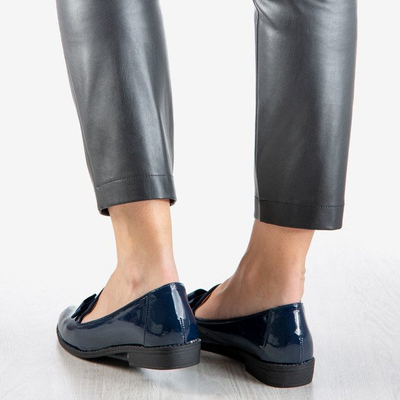 Dunkelblaue Damenhalbschuhe Holli - Footwear 1