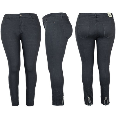 High-Rise-Graphit-Jeans PLUS SIZE - Hose 1