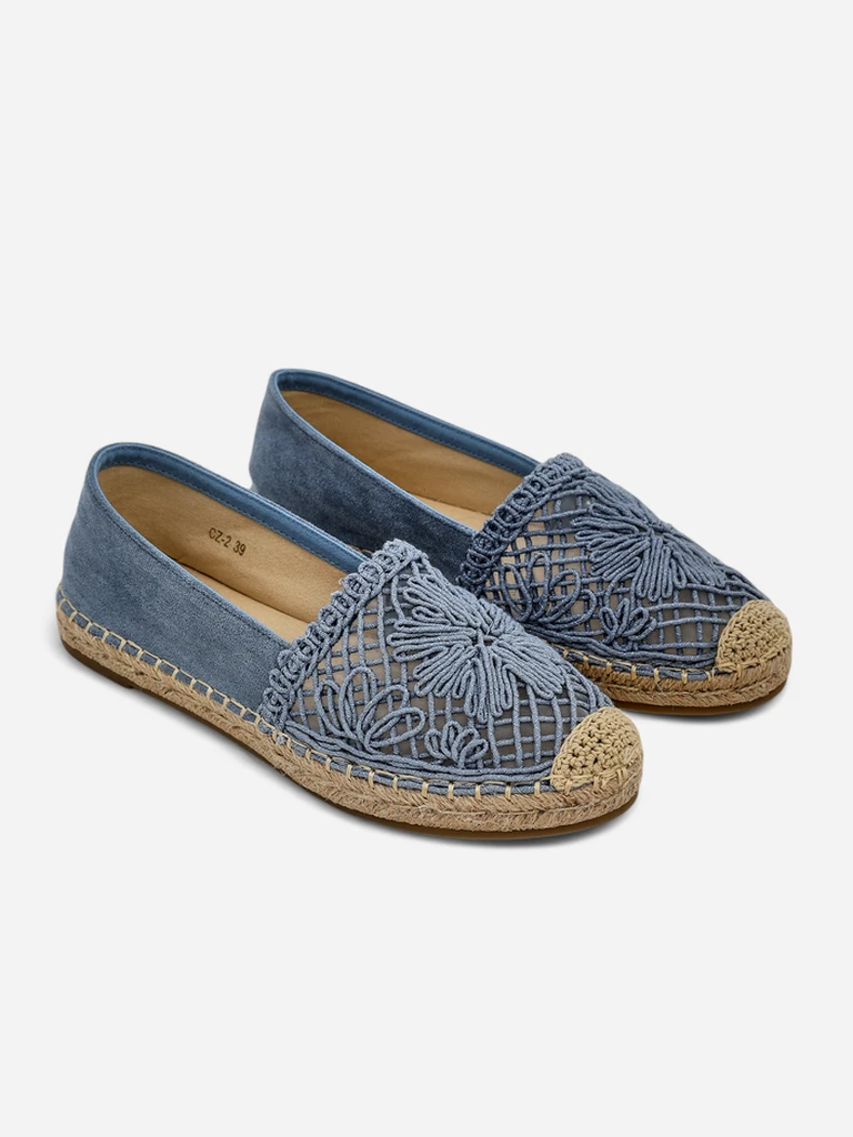 Royalfashion Damen Perforierte Espadrilles Verela
