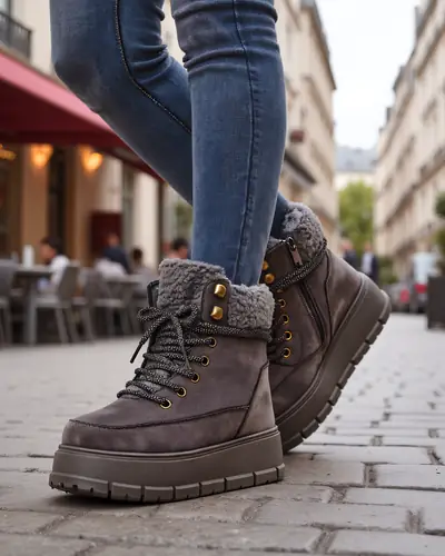 Royalfashion Damen Schneestiefel Bomion