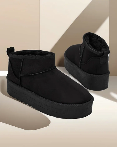 Royalfashion Kurze Damen Schneestiefel Komano