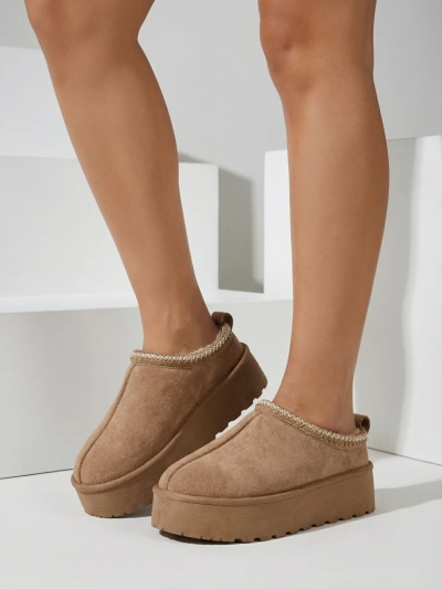 Royalfashion Damen Zommy Kurzstiefel a'la Schneestiefel