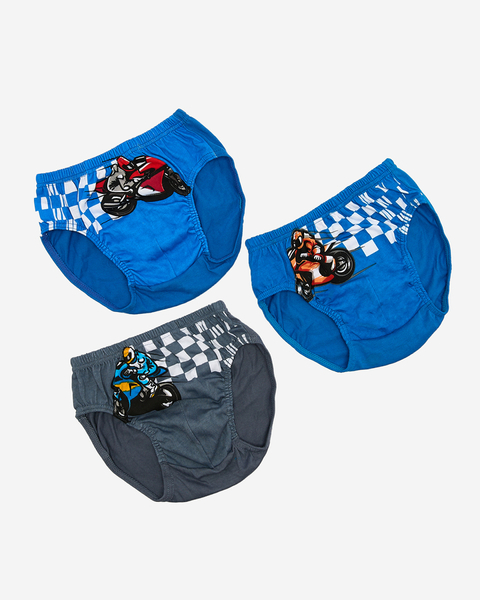 Трусики для хлопчиків Royalfashion кольорові 3/уп