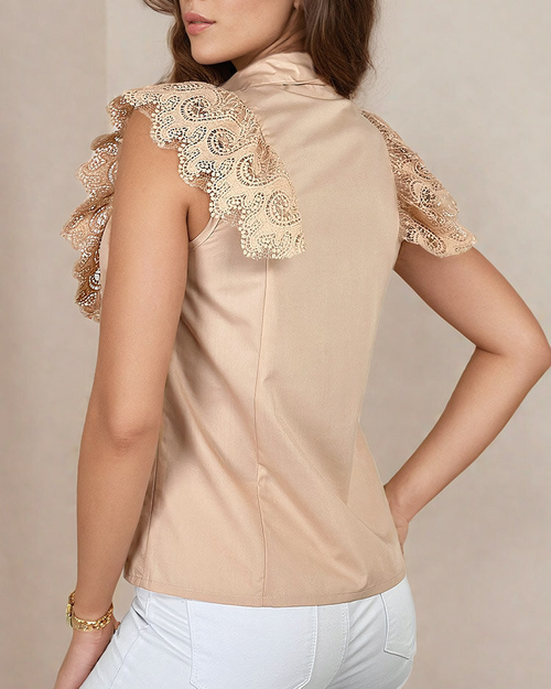 Жіноча мереживна сорочка Royalfashion