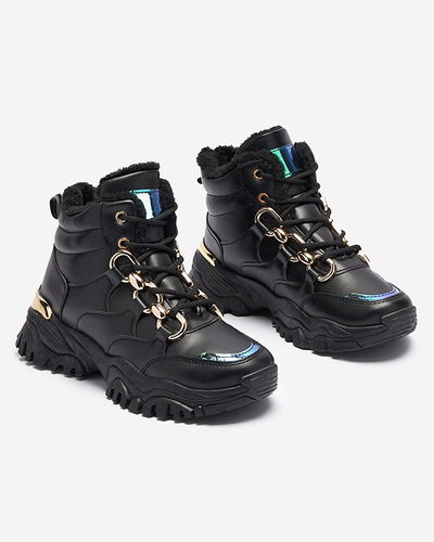 Schwarze isolierte Damen-Sportschuhe Nepolle- Footwear