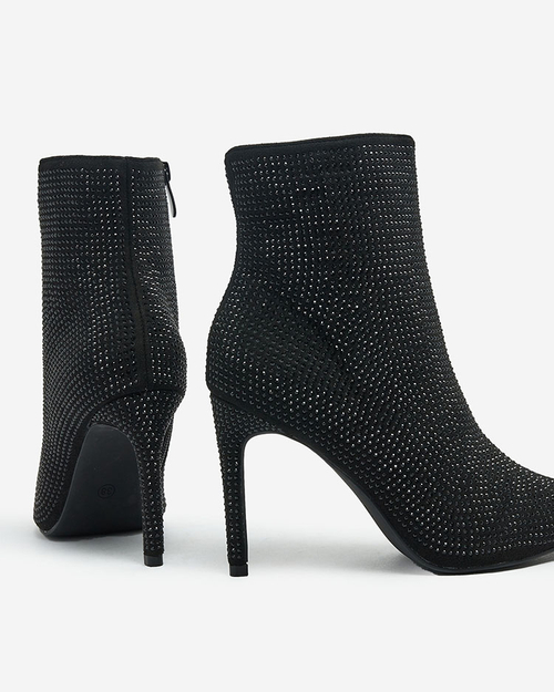 Жіночі черевики Royalfashion Lekirisa Zirconia на шпильці