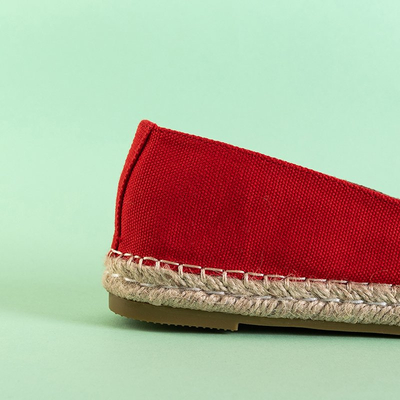 Rote Espadrilles der Bahia-Frauen - Schuhe