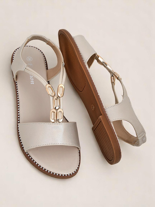 Royalfashion Жіночі сандалі з декоративними ремінцями Siena Glow