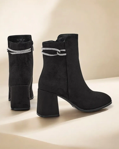 Royalfashion Damen Stiefeletten auf einem Pfosten Losite