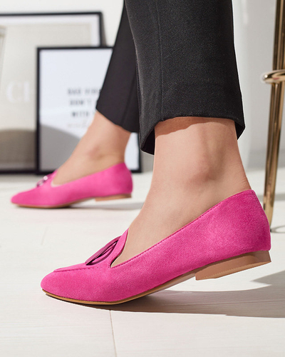 OUTLET Fuchsia Damen Mokassins Jeterika - Footwear