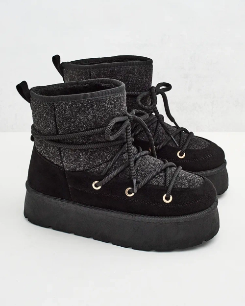 Royalfashion Жіночі снігоступи Filori на шнурівці