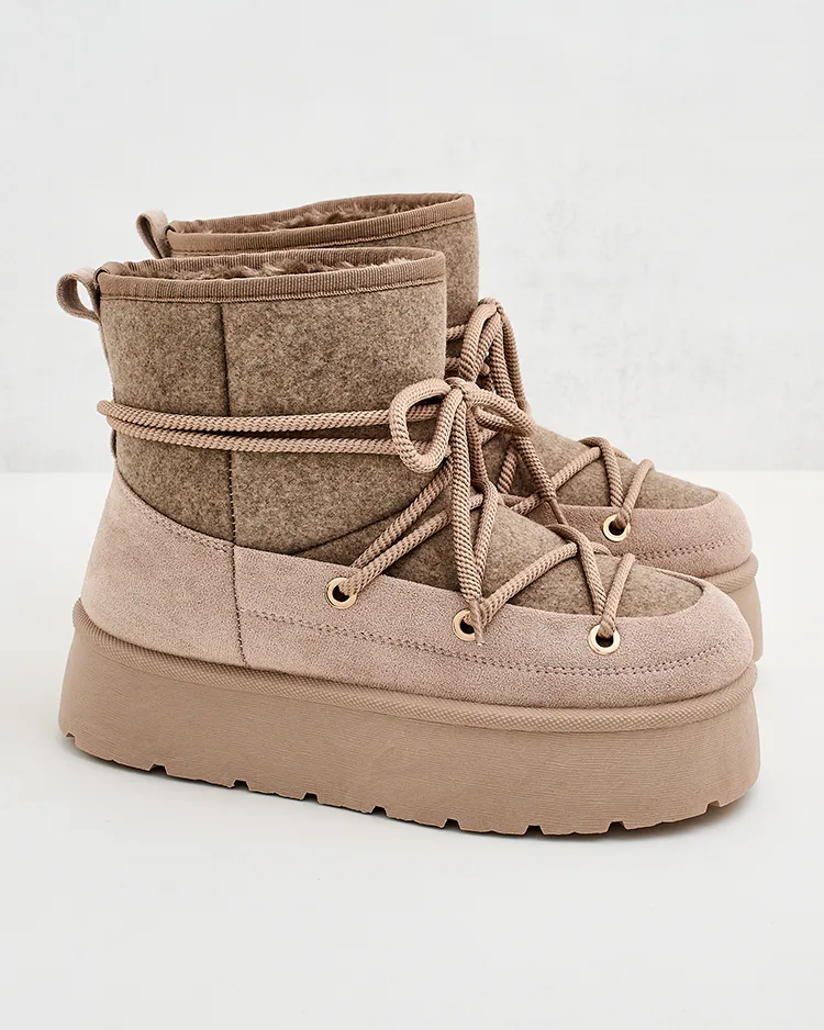 Royalfashion Damen-Schnürstiefel Filori