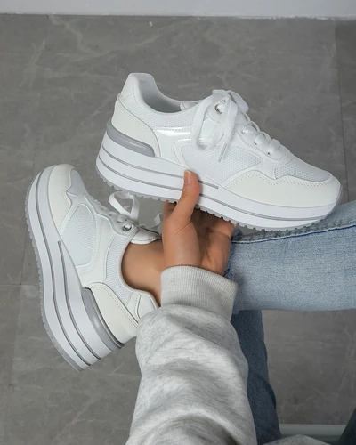 Royalfashion Damen Sport Sneakers auf einer Plattform Revided