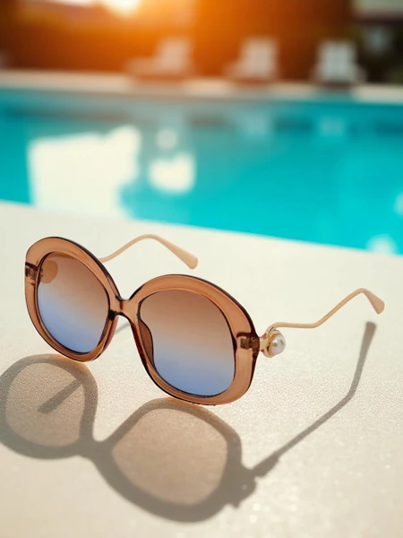 Royalfashion Sonnenbrille mit dekorativen Bügeln Glam Shine