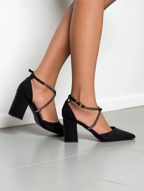 Royalfashion Жіночі туфлі з екосланцюга з ремінцями Eurole
