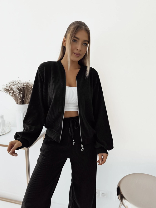 Royalfashion Чорний жіночий повсякденний комплект