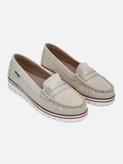 Royalfashion Damen-Eco-Suede-Mokkasins Bellisse