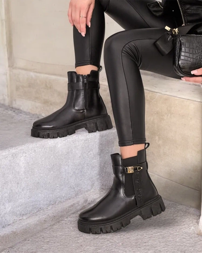 Royalfashion Women's eko Leder Dobinas Stiefel