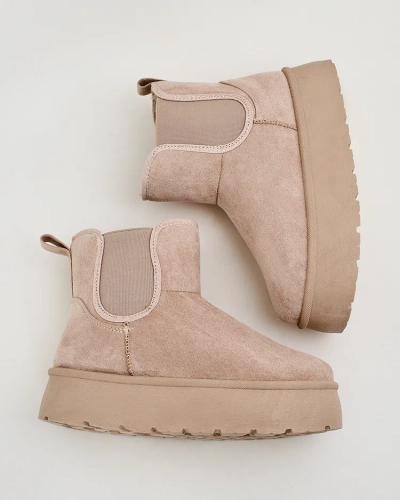 Royalfashion Damen Nomas kurze Stiefel a'la Schneestiefel