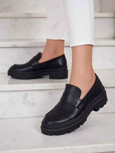 Elegante Nero – Damen Schuhe aus Öko-Leder