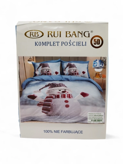 Royalfashion Weihnachtsbettwäsche 160x200 3-TEILIGES Set