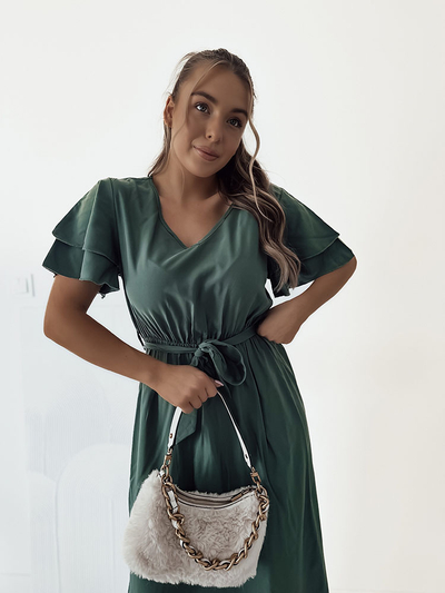 Royalfashion Schlichtes Midikleid für Damen