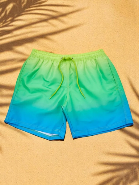 Royalfashion Sportliche Herren Ombre Shorts mit schützendem Netzfutter