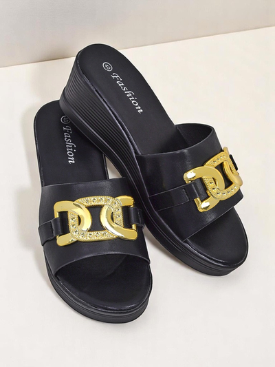 Royalfashion Damen Keilsandaletten Nolia