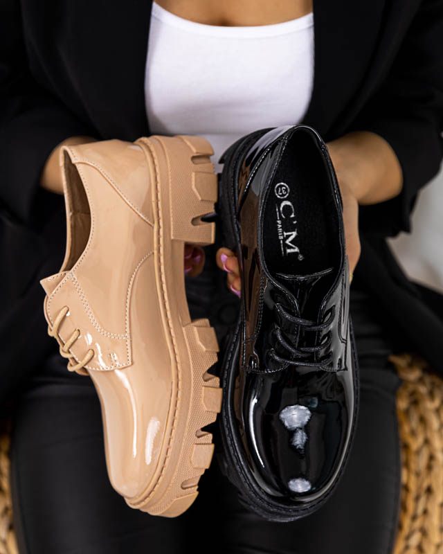 Schwarz lackierte Damenschuhe Binotsi - Footwear