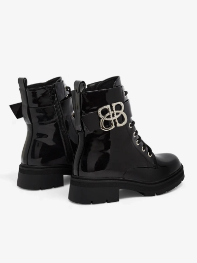 Lackierte Damenstiefeletten aus Öko-Leder Veuli