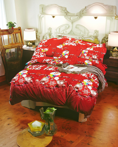 Royalfashion Weihnachtsbettwäsche 160x200 Set 3-teilig