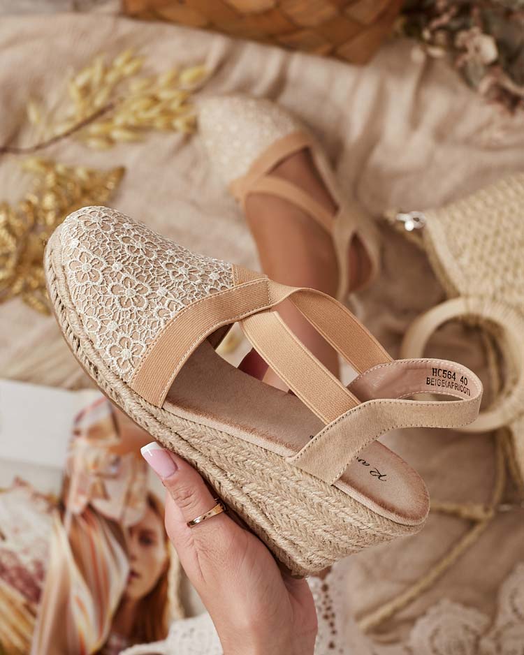 Royalfashion Damen Oleqa Espadrilles auf Ferse